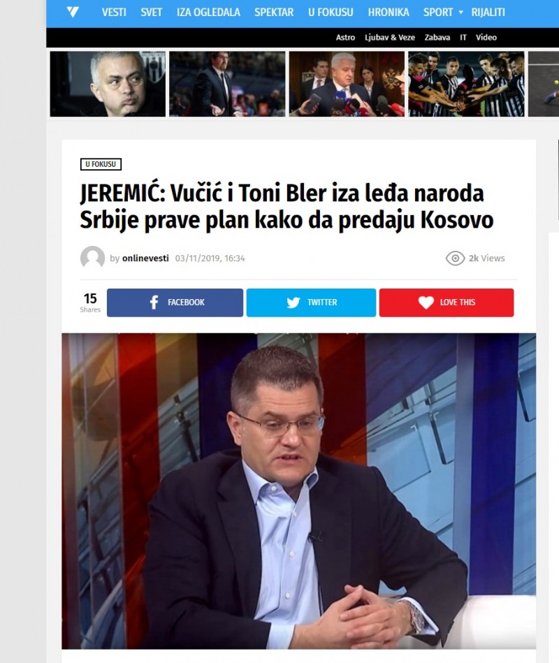 Optužbe iz mračne kuhinje: Vuk Jeremić, glasnogovornik osovine zla